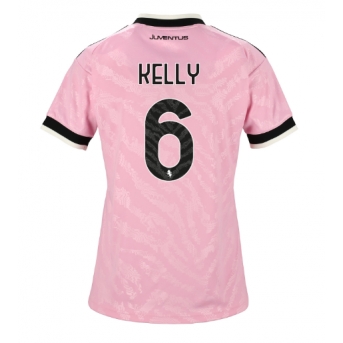 Juventus Lloyd Kelly #6 Maglia Gara Trasferta Repliche 2026-27 Donna Maniche Corte